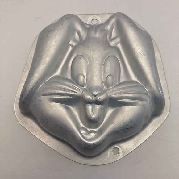 The Unbranded Brand Other - Mini Cake Pan Bugs Bunny 5X5‎ Personal Size Unbranded Aluminum